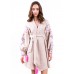 Embroidered Wrap Around Dress "Sparkling Champagne"